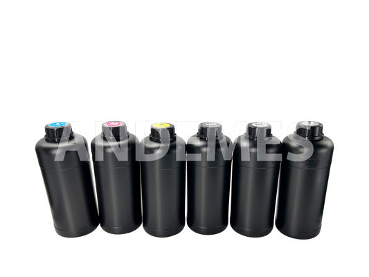 CMYKW V UV Vanish Ink для цифровой печати 1000 мл для наклейки Плоскостроительный УФ-принтер I3200 XP600 голов