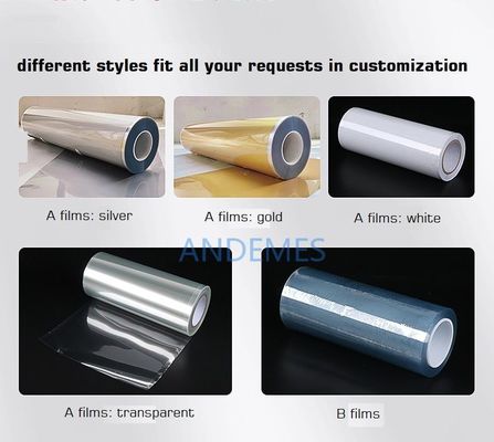 Процветленный УФ DTF Transfer AB Film PET White Clear Roll для I3200 Xp600