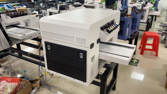 Ультрафиолетовый принтер с печатной головой XP600 для печати лака на цилиндрах