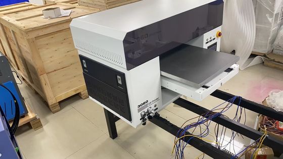 Ультрафиолетовый принтер с печатной головой XP600 для печати лака на цилиндрах