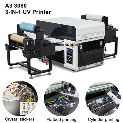 LED UV Flatbed и Roll to Roll Printing A3 Size UV DTF принтер с программным обеспечением Maintop