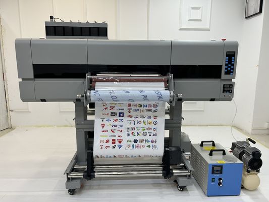 60 см А1 УФ ролл до ролл принтер ДТФ стикер принтер с I3200 печатной головкой и ламинировщиком АБ пленки