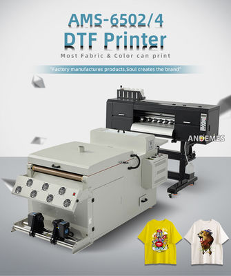 A1 60CM DTF струйный принтер с 4 головами I3200 Print Head Conveyor Powder Shaker and Oven