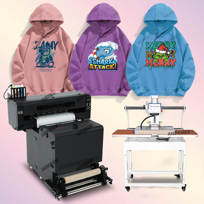 Сертифицированный по стандартам CE/UKCA/ROHS DTF-принтер шириной 60 см с белыми DTF-чернилами и гарантией 1 год для высококачественной печати