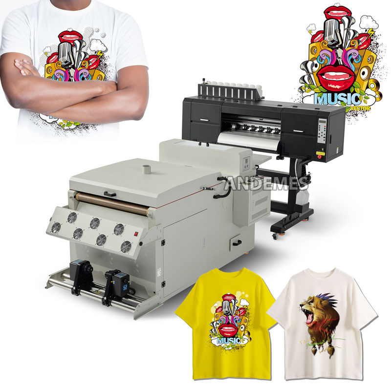 Печатная машина DTF с I3200*3 CMYKW FO FG FY FM и автоматическим сетчатым полосным сушилкой