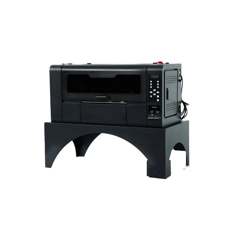 Мини A3 DTF принтер для стабильной передачи футболки XP600 голова и порошкообразователь включен