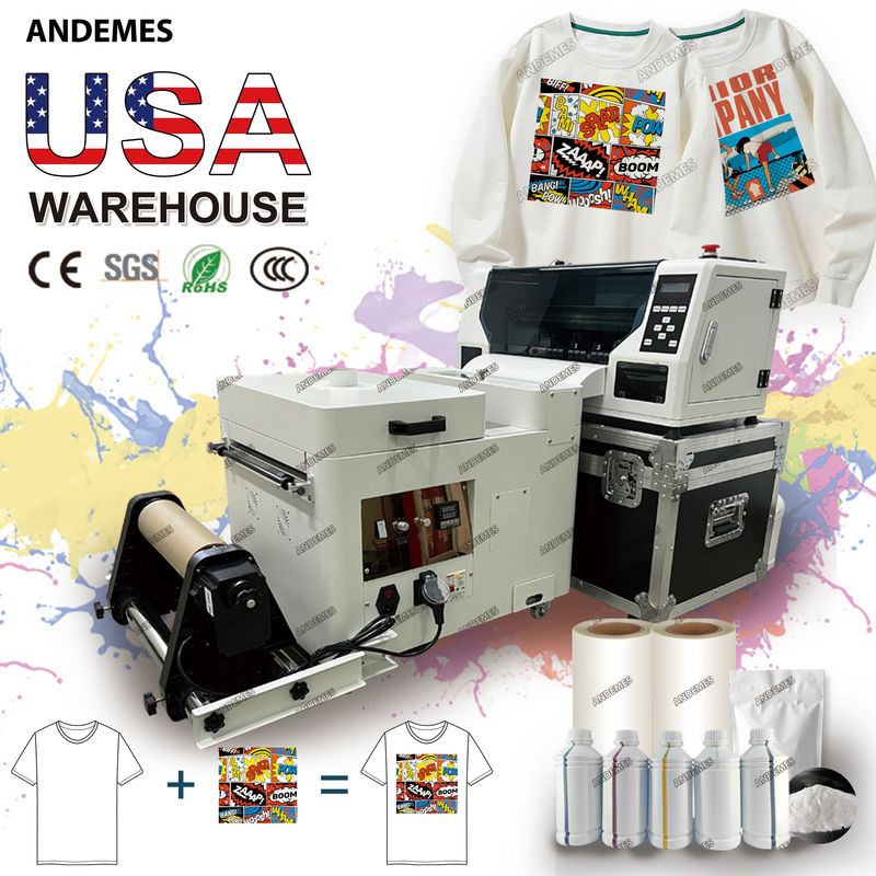 A3 Mini Dtf принтер Roll To Roll Power Shaker Oven T-Shirt Печать 2 печатных голов XP600/i3200